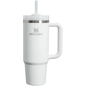 Термокружка Stanley Quencher H2.0 1,18 л с трубочкой, белый Frost (10-11913-077)
