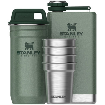 Stanley Adventure — стопки 0,59 л и фляга 0,23 л, зелёный