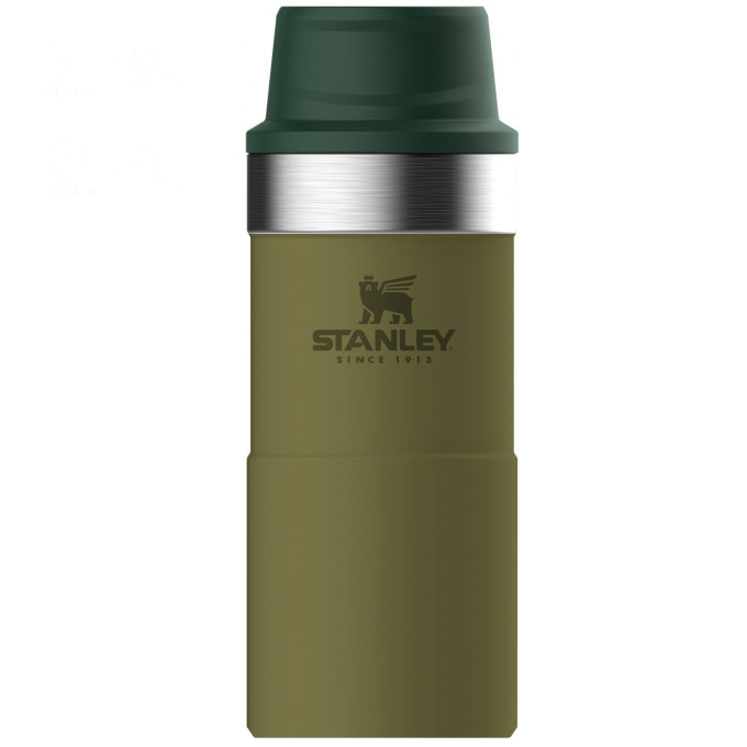 Термокружка Stanley Classic One Hand 2.0, 0,35 л, оливковая, 10-06440-018