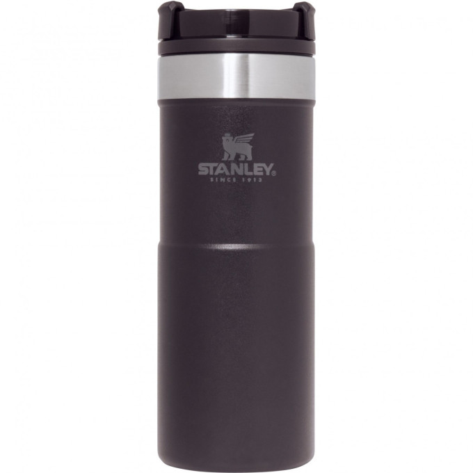 Термокружка Stanley Classic NeverLeak 0,35 л, чёрная (10-09855-007)