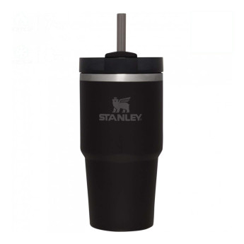 Stanley Quencher H2.0 — термокружка 0,59 л с трубочкой, чёрная (10-11911-015)