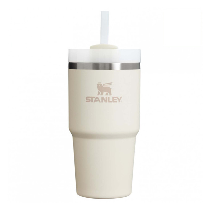 Термокружка Stanley Quencher H2,0 0,59 л с трубочкой, бежевый 10-11911-024